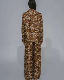 PLEAT FRONT STRAIGHT PANT