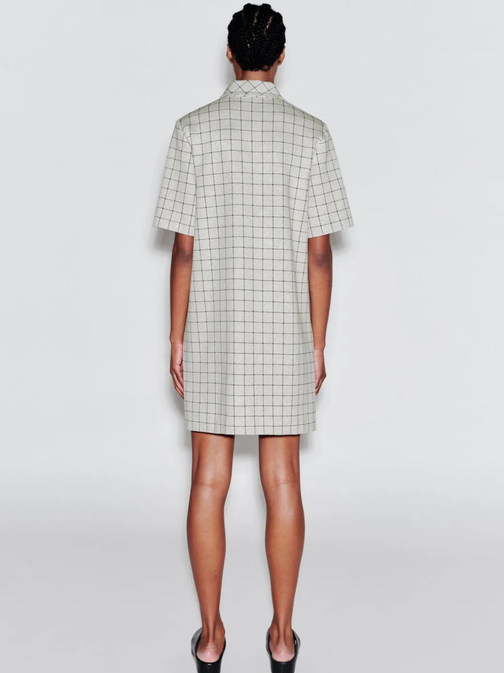 POLO DRESS - WINDOWPANE