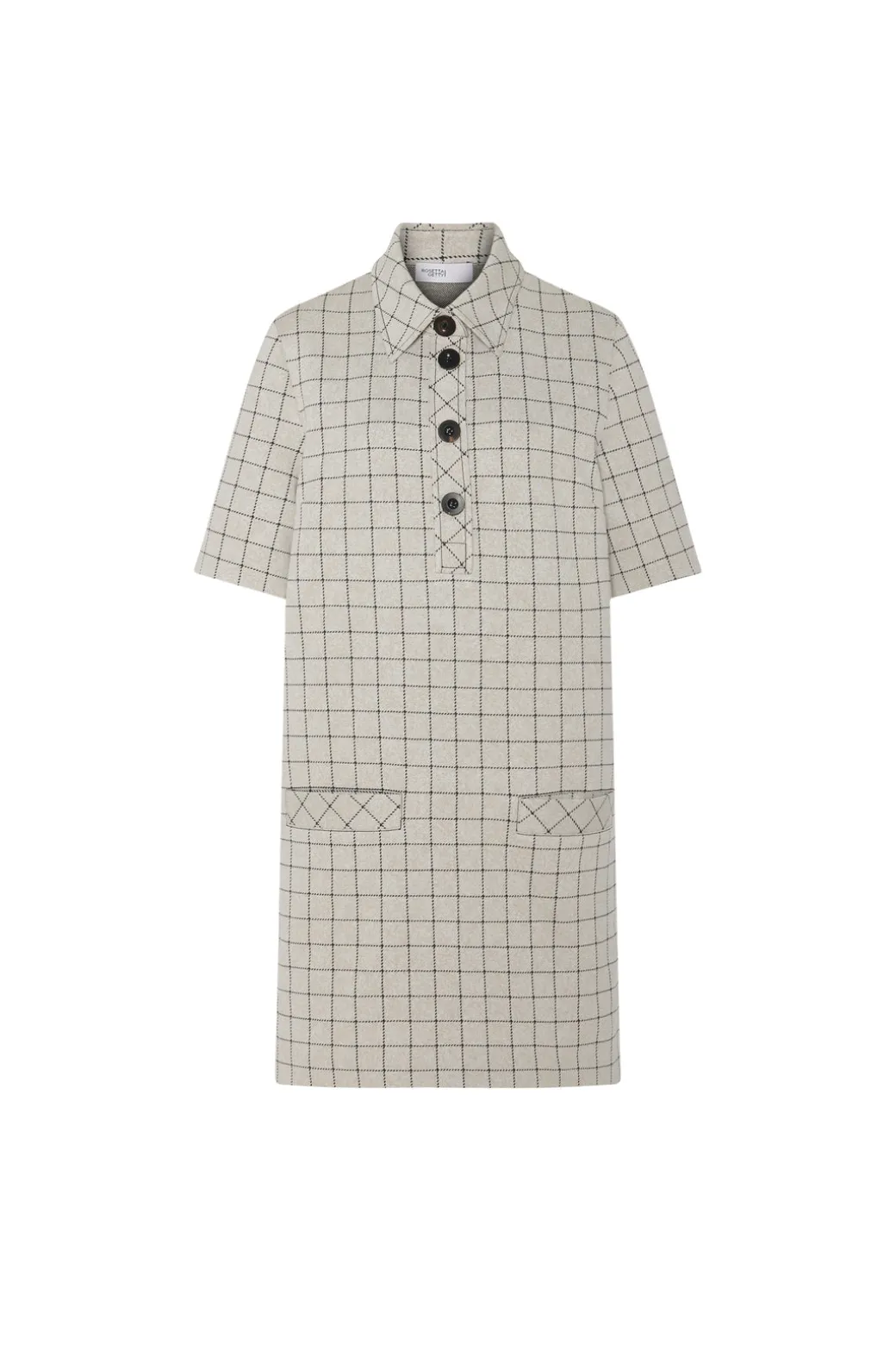 POLO DRESS - WINDOWPANE