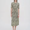 POLO T-SHIRT DRESS - FLORAL SQUIGGLE