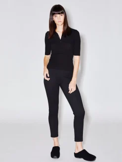 Pull On Cropped Slim Pant