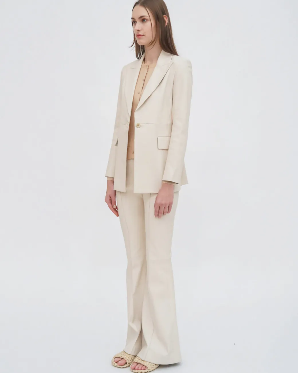 PULL ON PINTUCK FLARE PANT - PLONGE