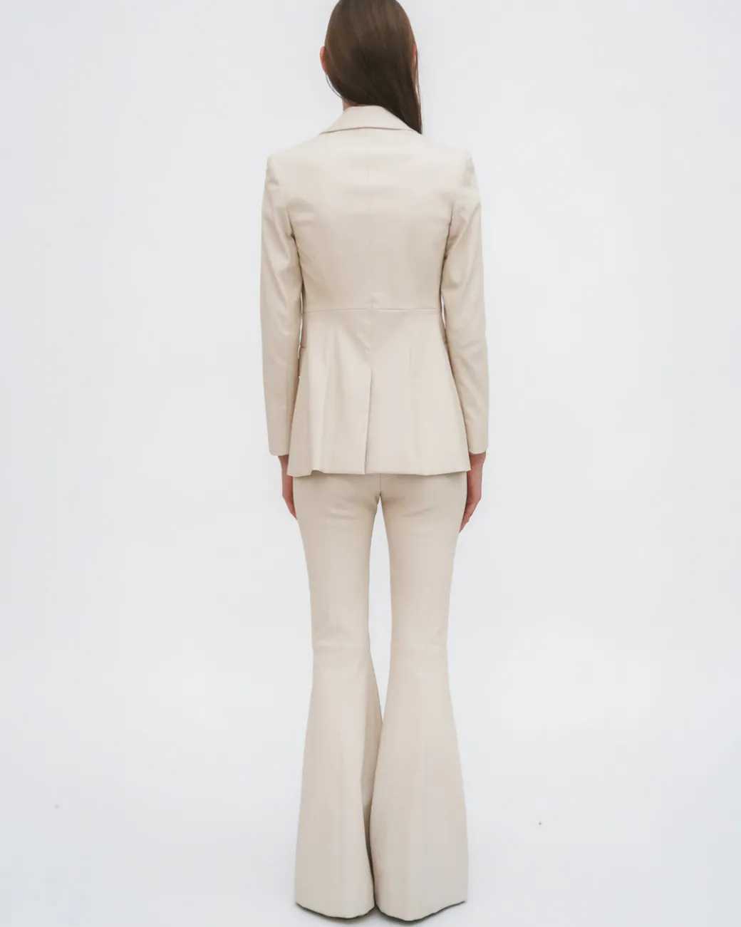PULL ON PINTUCK FLARE PANT - PLONGE