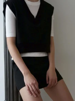 Pull On Relaxed Pintuck Shorts