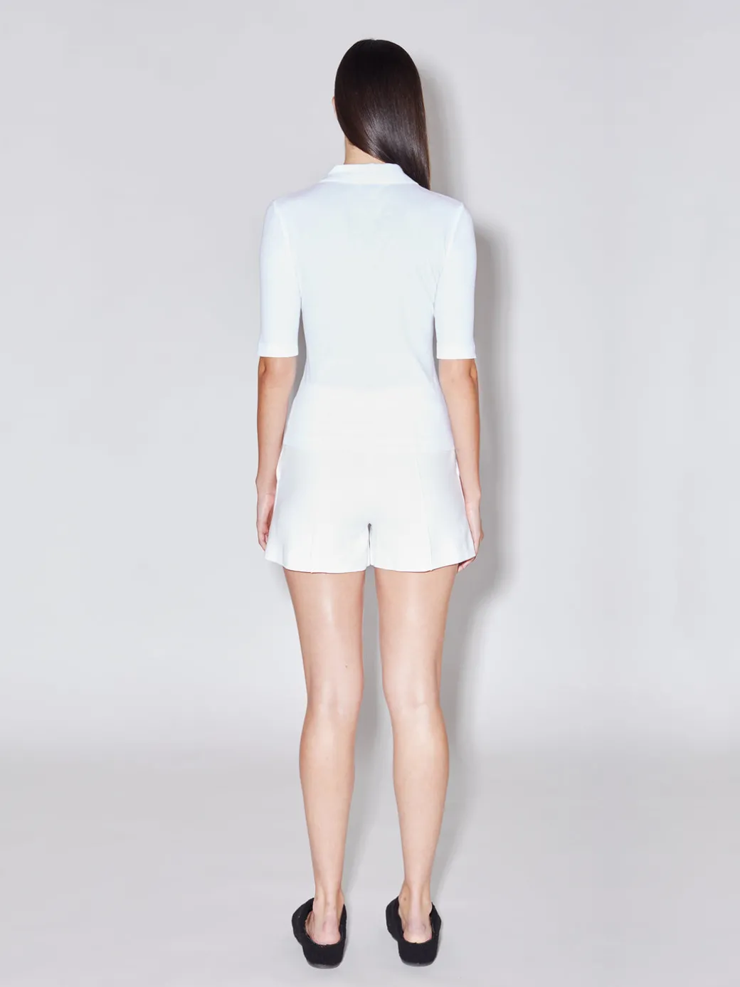 Pull On Relaxed Pintuck Shorts
