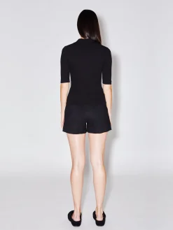 Pull On Relaxed Pintuck Shorts