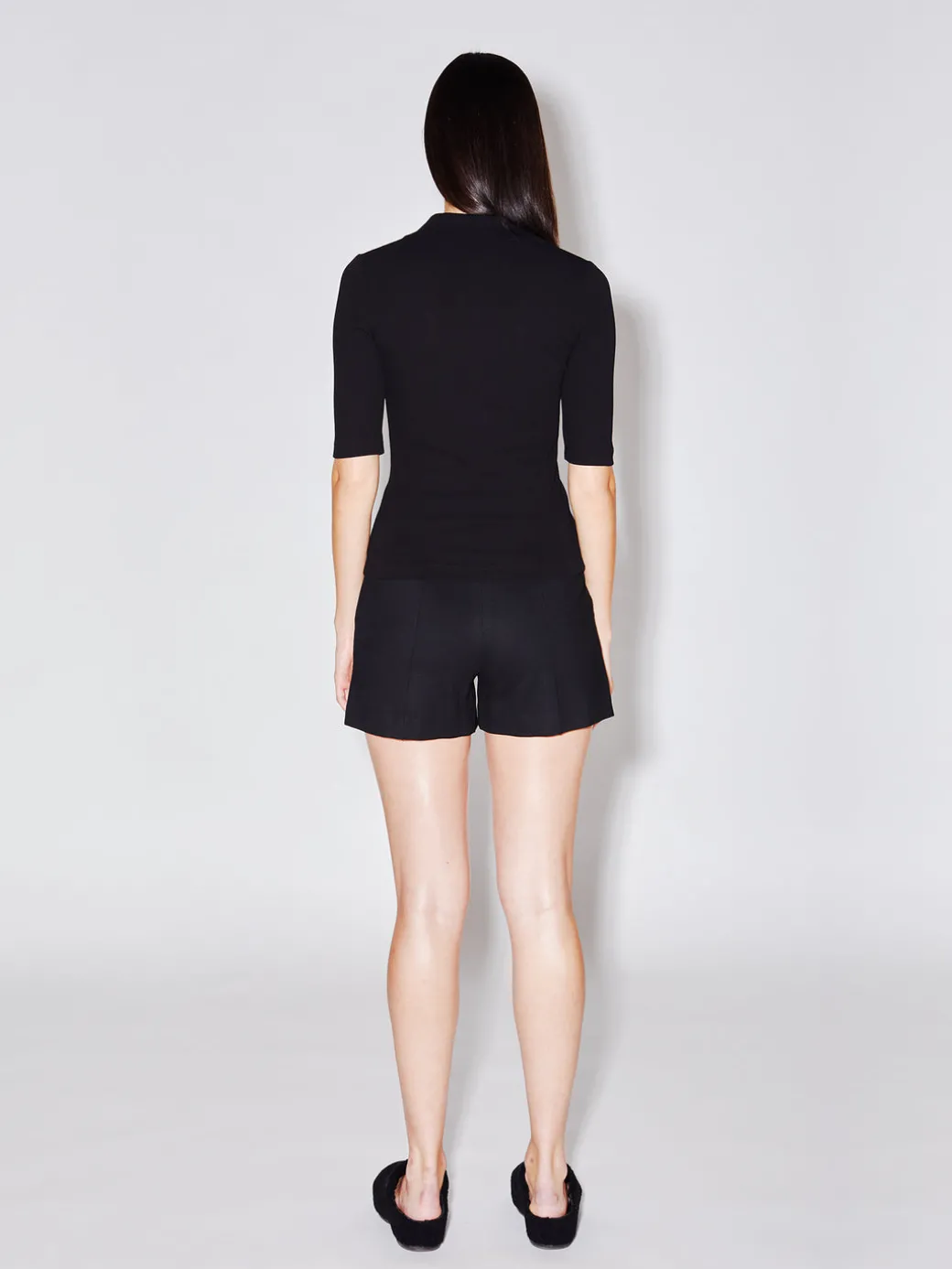 Pull On Relaxed Pintuck Shorts