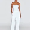 PULL ON STRAIGHT LEG TROUSER - SOLID INTERLOCK