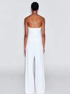 PULL ON STRAIGHT LEG TROUSER - SOLID INTERLOCK
