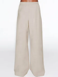 RELAXED PULL ON PANT- STRETCH TROPICAL WOOL