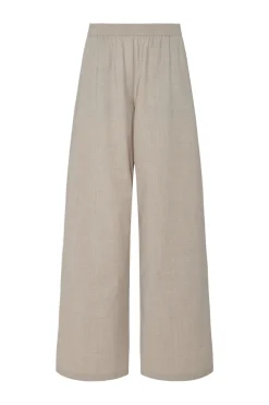 RELAXED PULL ON PANT- STRETCH TROPICAL WOOL