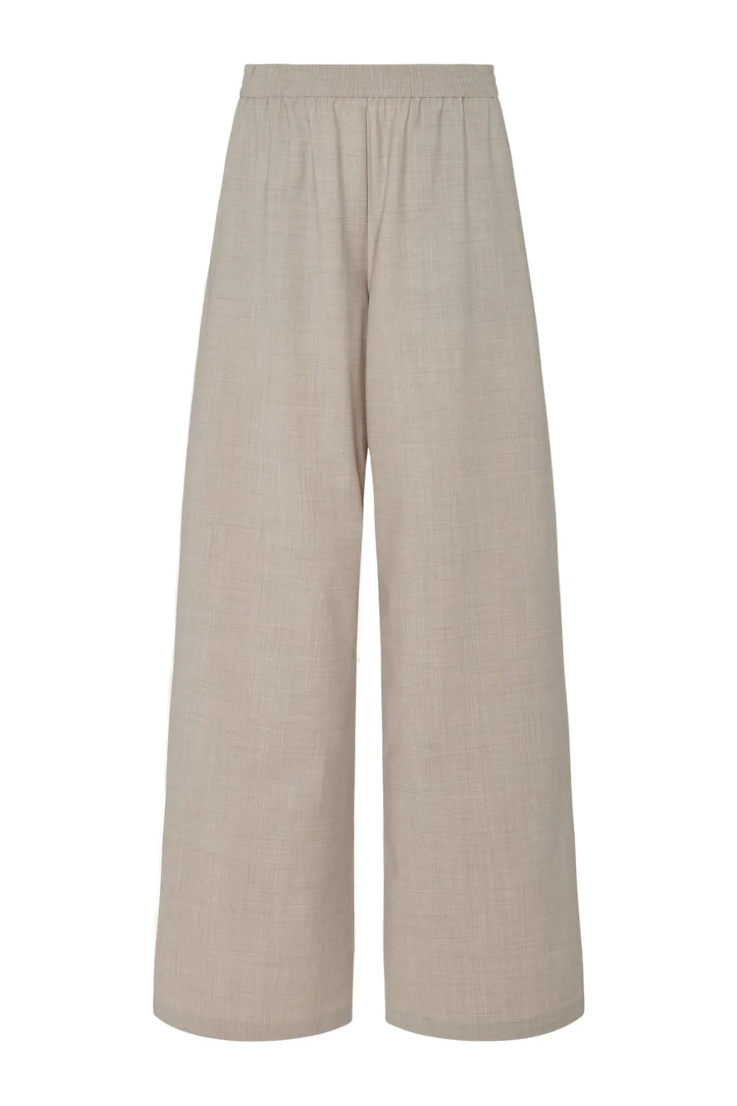 RELAXED PULL ON PANT- STRETCH TROPICAL WOOL
