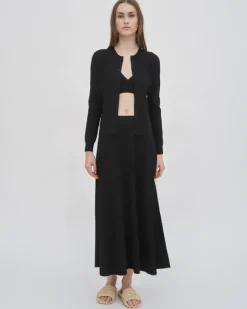 RIB FITTED CARDIGAN