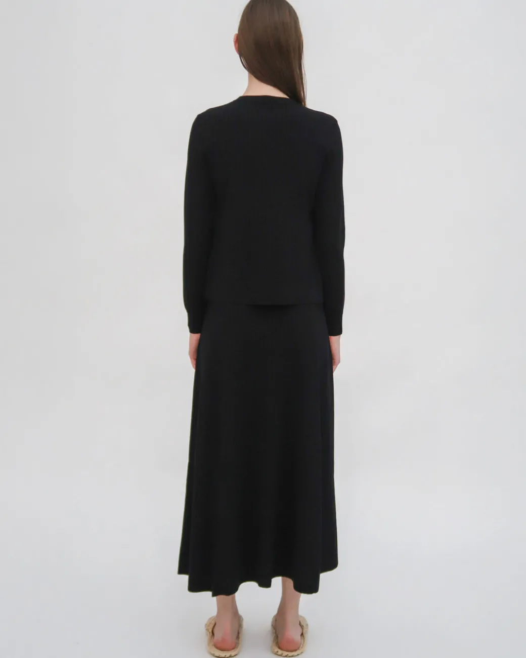 RIB FITTED CARDIGAN
