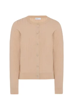 RIB FITTED CARDIGAN