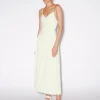 RUCHED SLIP DRESS