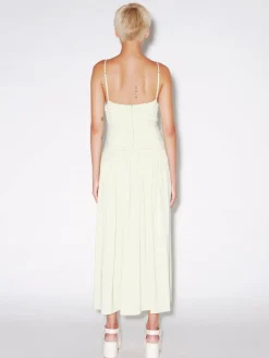 RUCHED SLIP DRESS