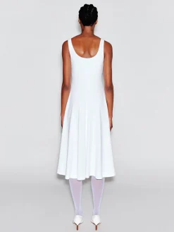 SCOOP NECK FLARED DRESS