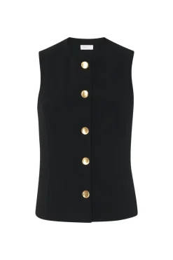 SLEEVELESS BUTTON FRONT TOP - TECHNICAL CADY