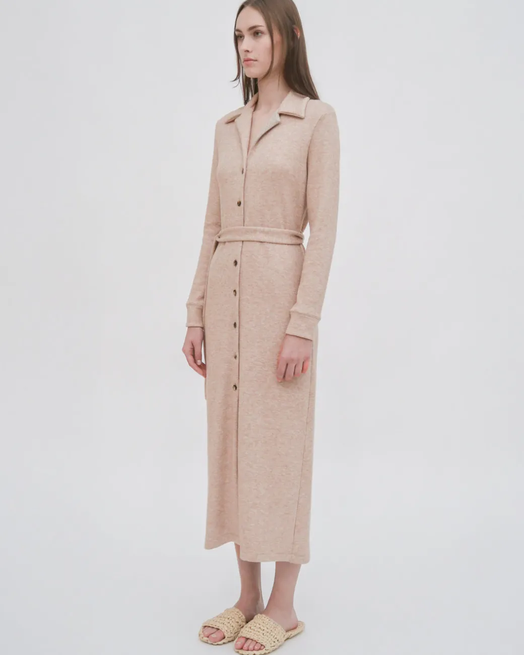 SLIM JERSEY SHIRTDRESS