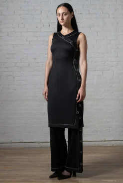 SNAP STRAIGHT LEG PANT