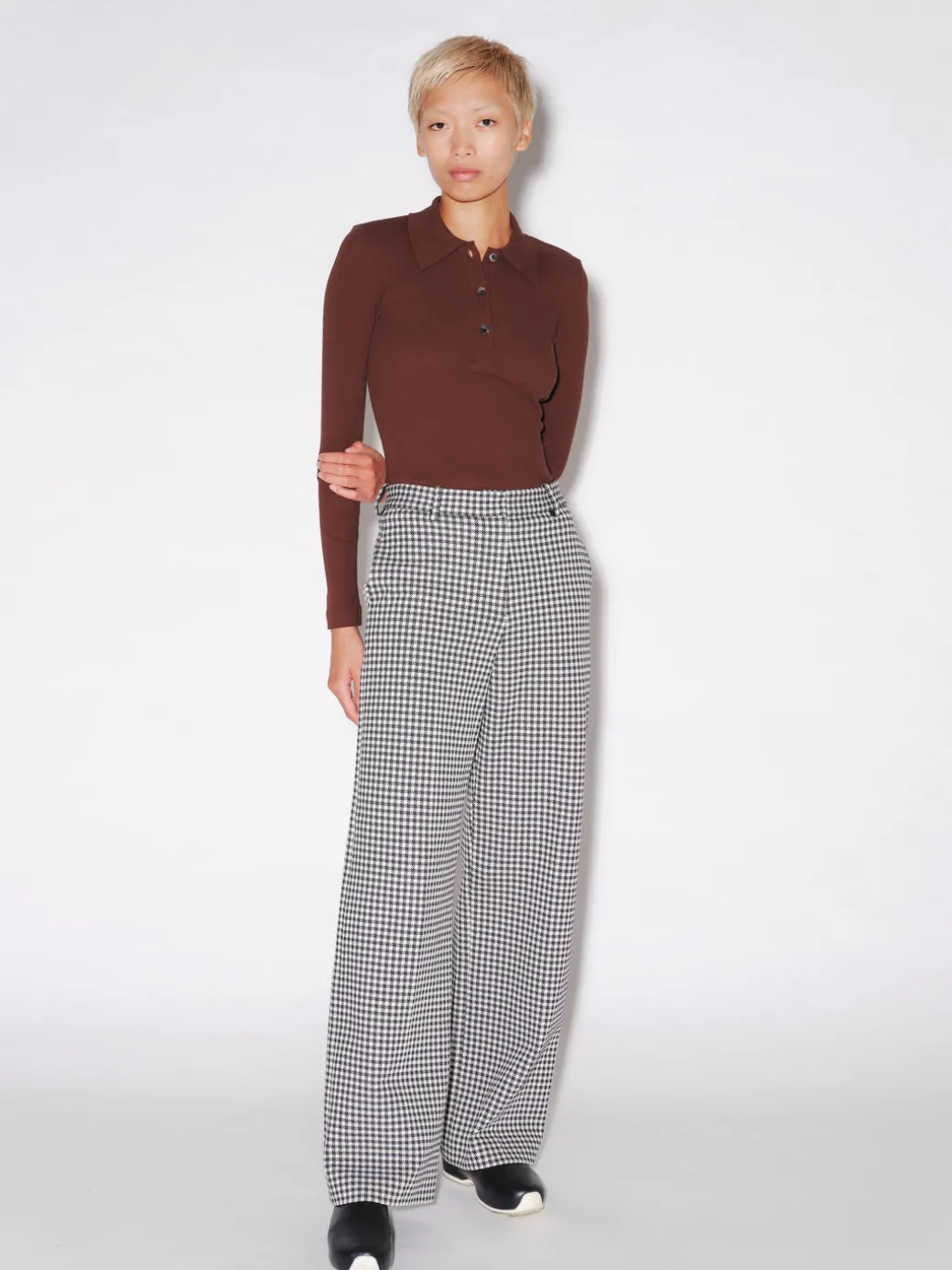 STRAIGHT TROUSER - GINGHAM
