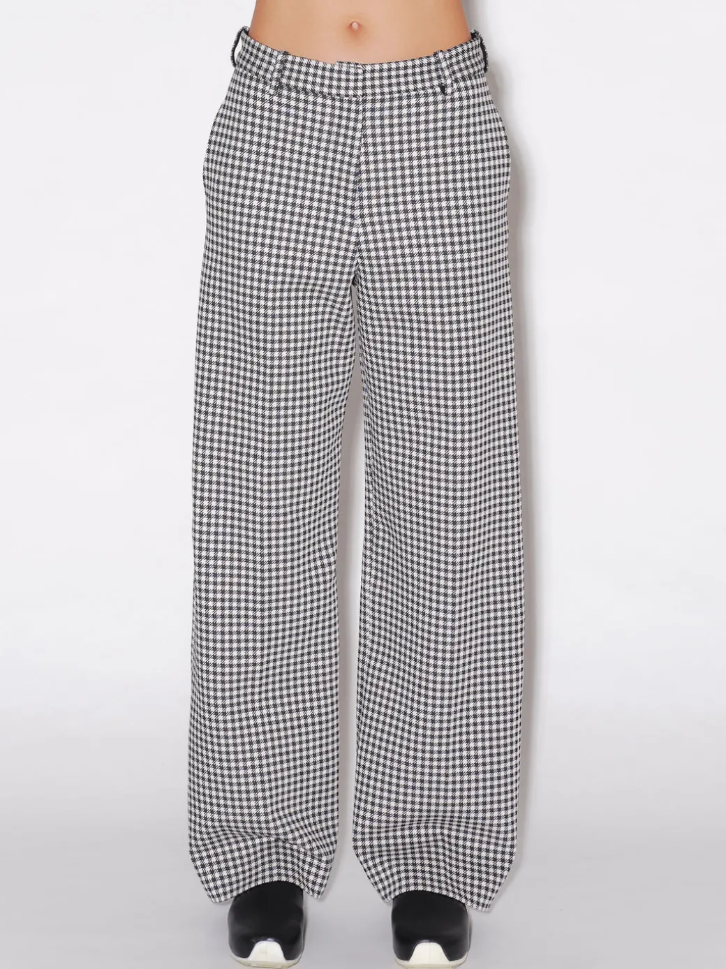 STRAIGHT TROUSER - GINGHAM
