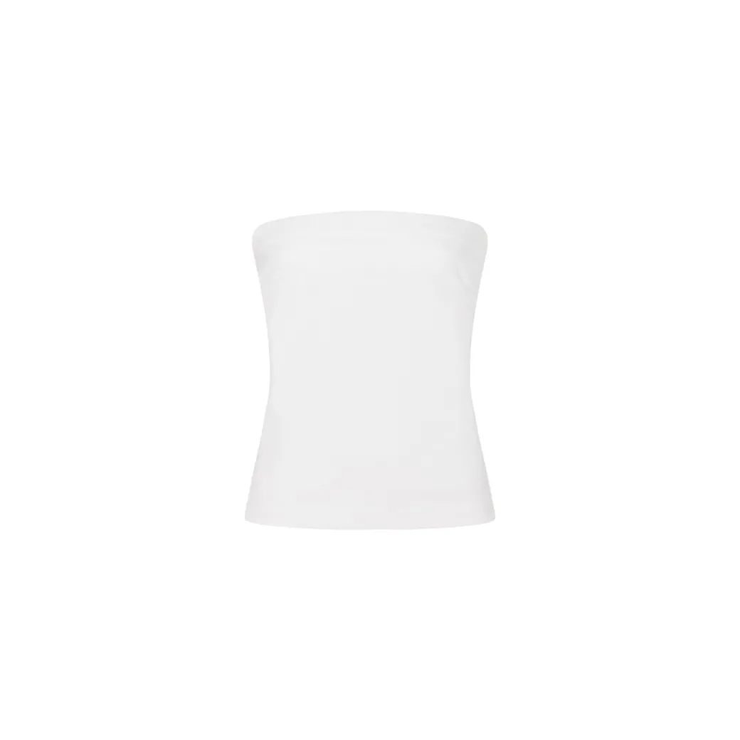 STRAPLESS BANDEAU - SOLID INTERLOCK