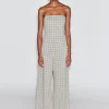 STRAPLESS BANDEAU - WINDOWPANE