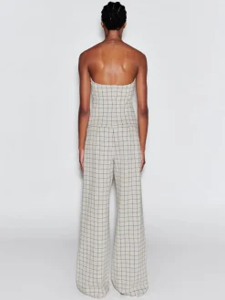 STRAPLESS BANDEAU - WINDOWPANE