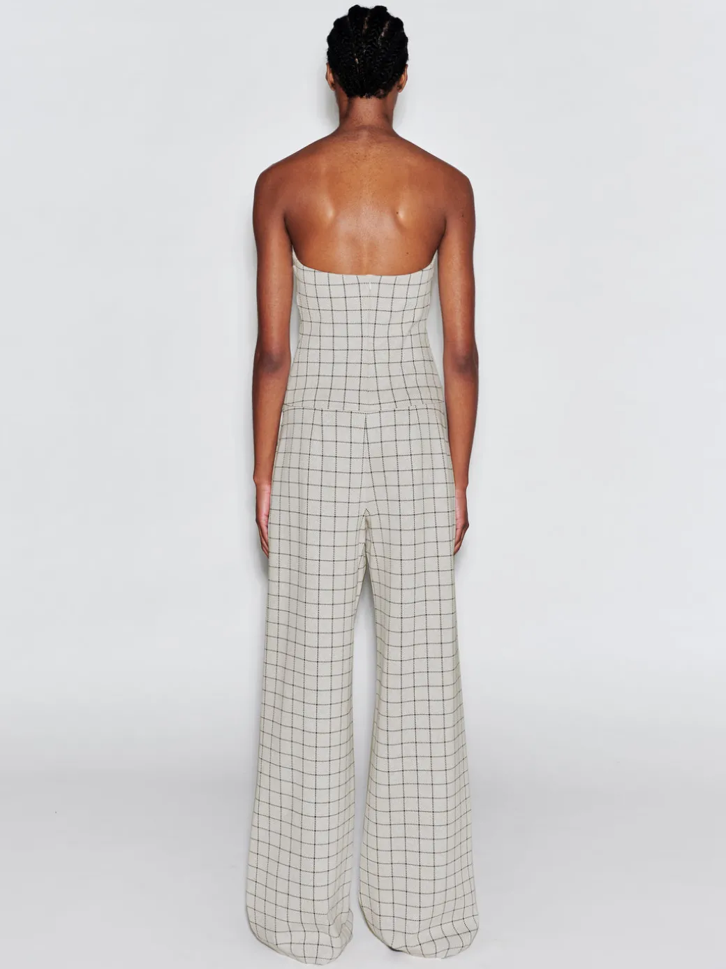 STRAPLESS BANDEAU - WINDOWPANE