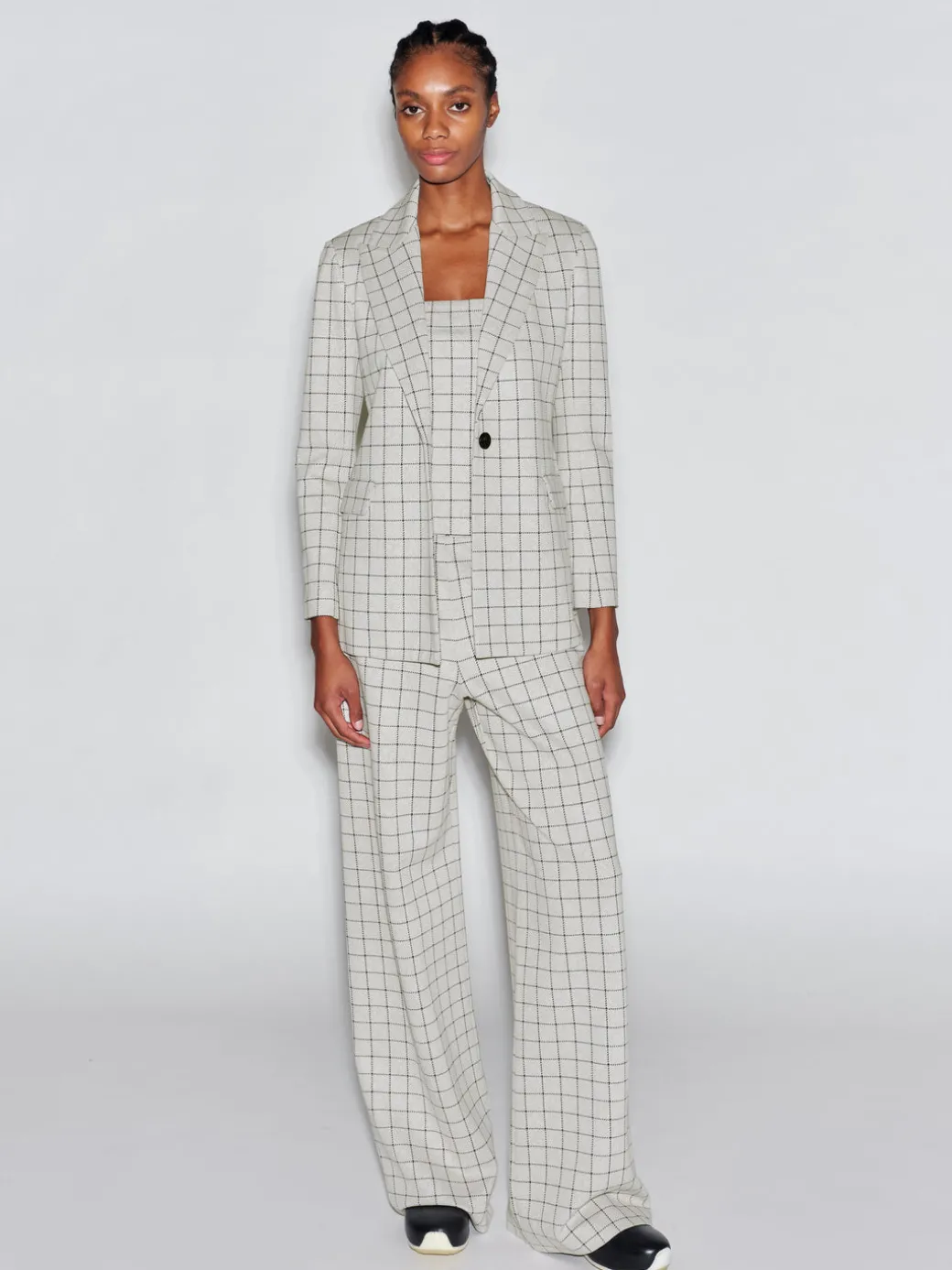 STRAPLESS BANDEAU - WINDOWPANE