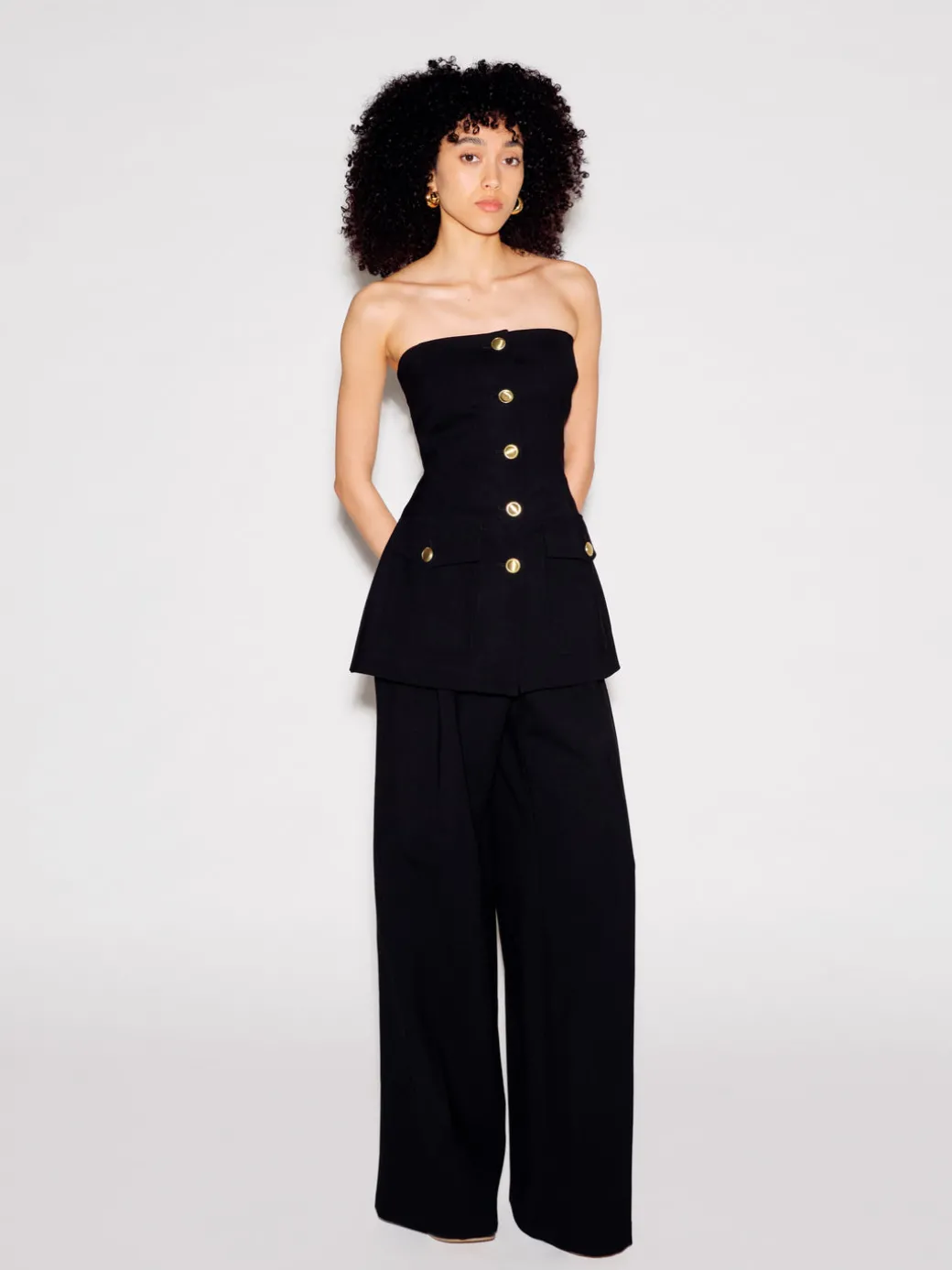 STRAPLESS CARGO TOP