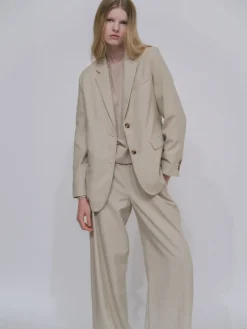 TAILORED BLAZER - LIGHTWEIGHT CANVAS SUITING