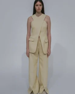 TAILORED CROSS FRONT TOP