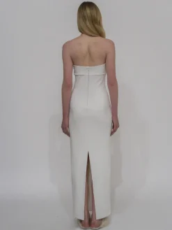 TWIST STRAPLESS DRESS