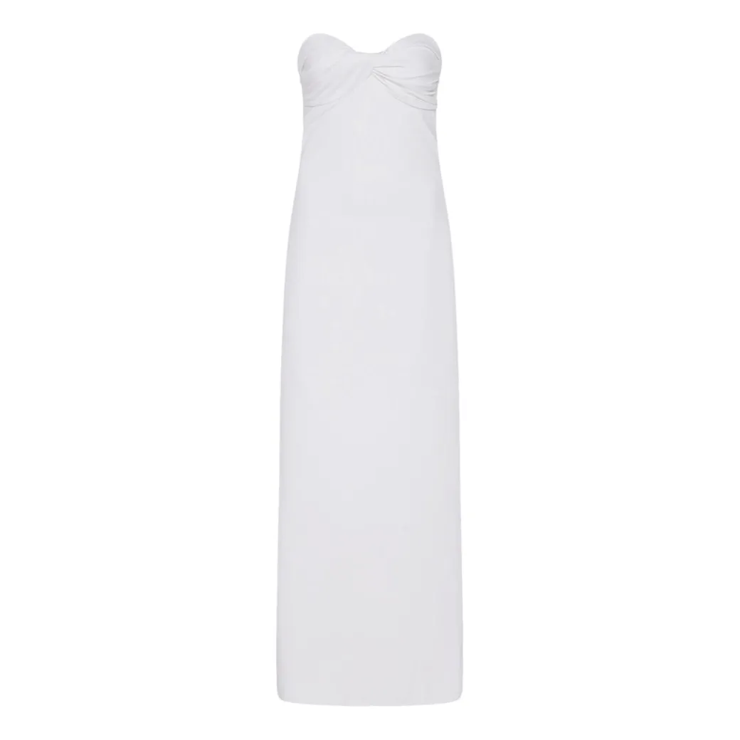 TWIST STRAPLESS DRESS