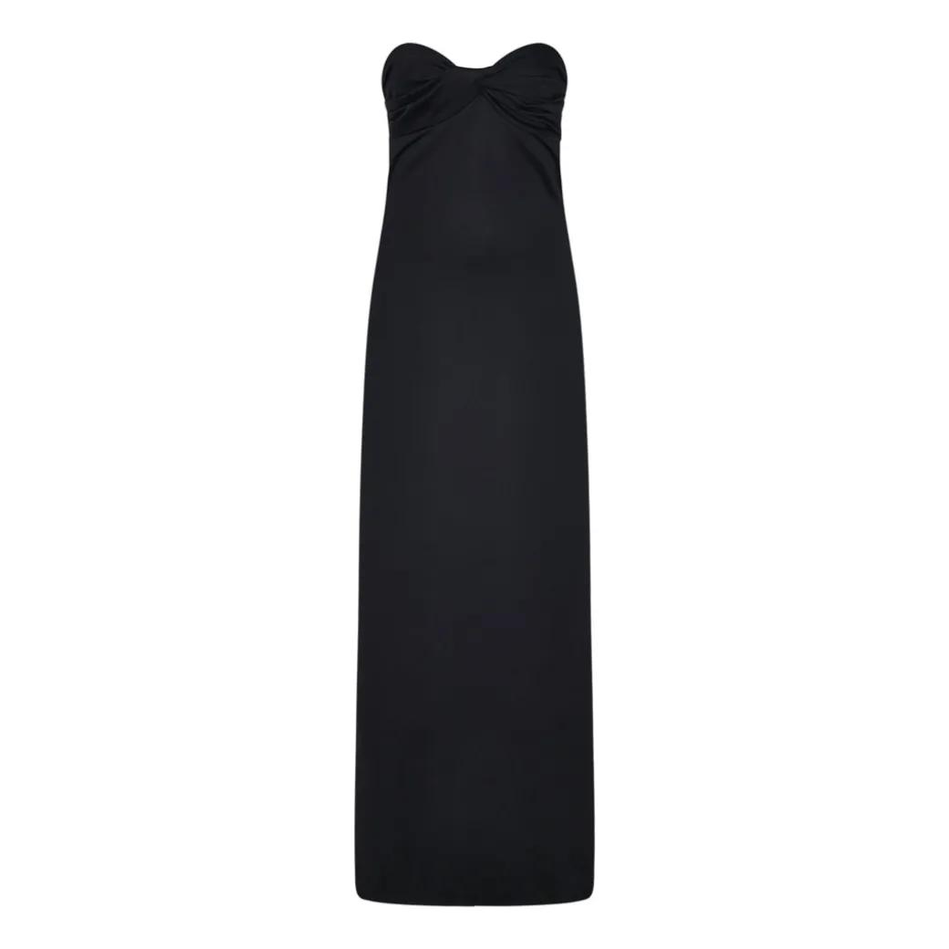 TWIST STRAPLESS DRESS