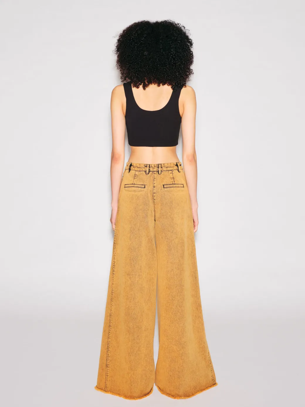 WIDE FLARE PANT - DENIM