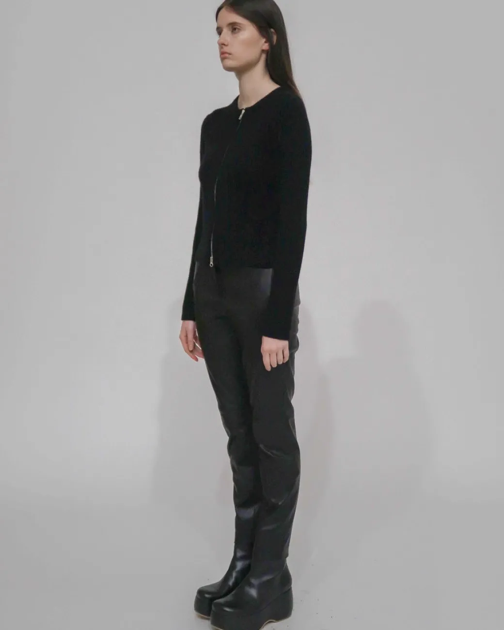 ZIP UP CARDIGAN