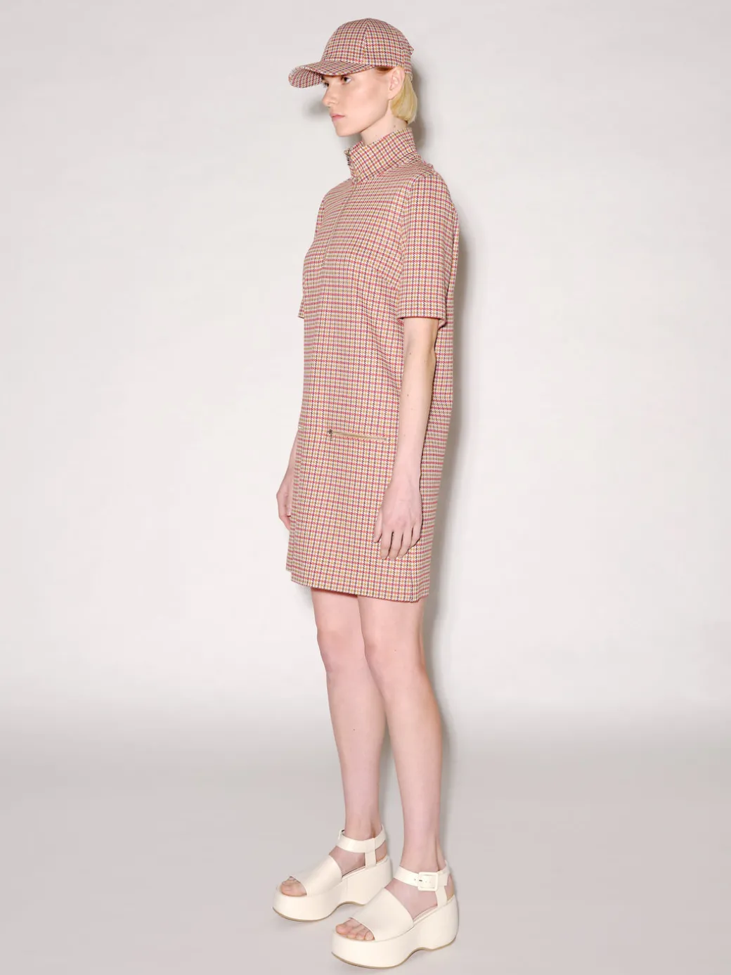 Zip Up Shift Dress