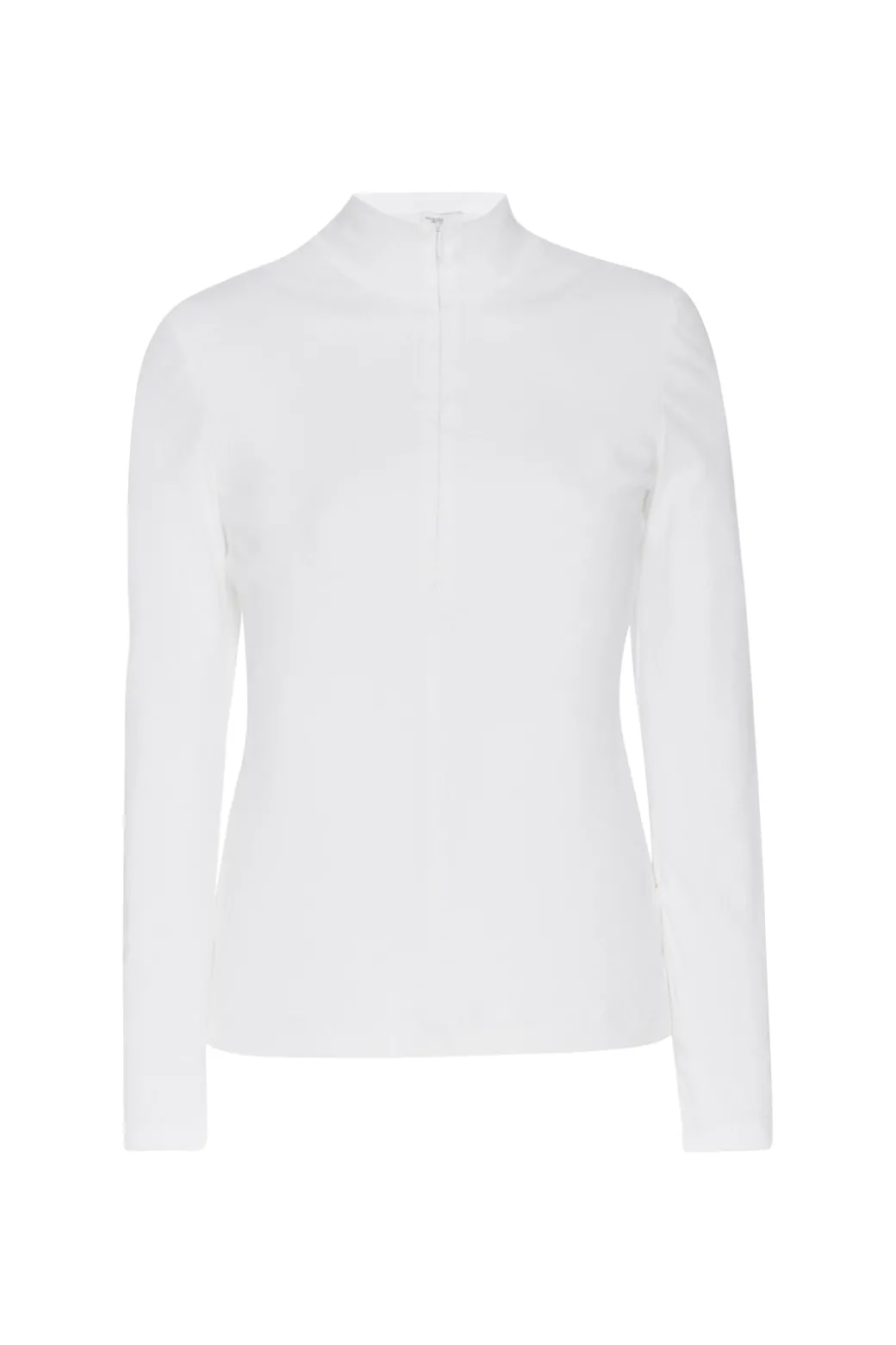 ZIP UP TURTLENECK TOP