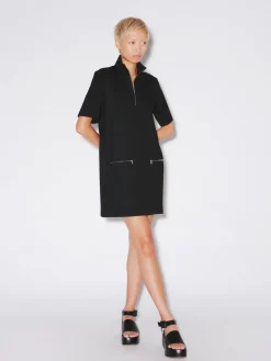 ZIP-UP SHIFT DRESS